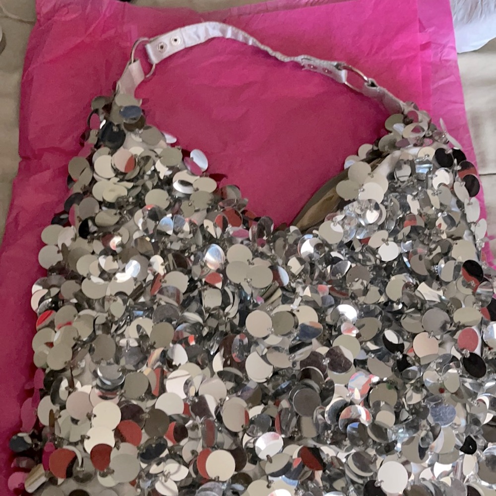 Sliver shimmer Fashion Purse